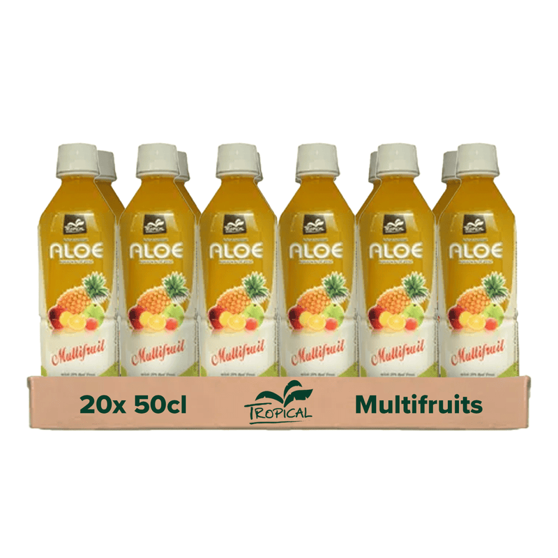 Tapón multifrutas aloe vera tropical (20x 50cl)