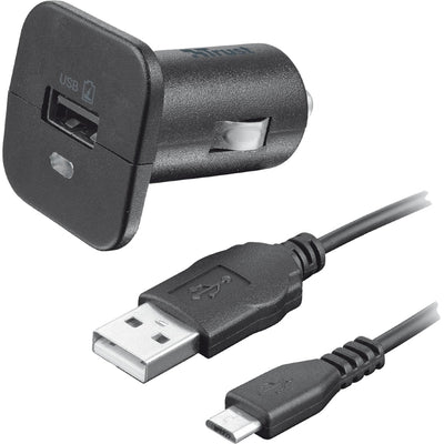 Fidati del caricabatterie per auto da 5W con cavo micro-USB
