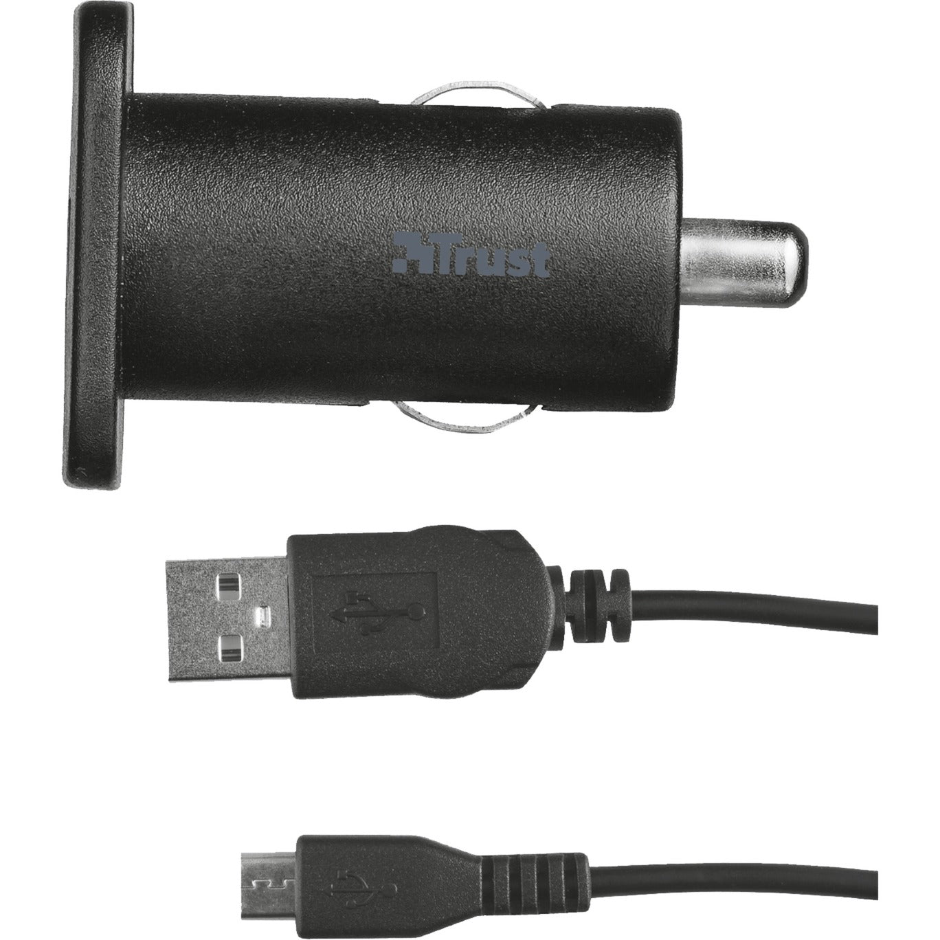Fidati del caricabatterie per auto da 5W con cavo micro-USB