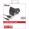 Fidati del caricabatterie per auto da 5W con cavo micro-USB