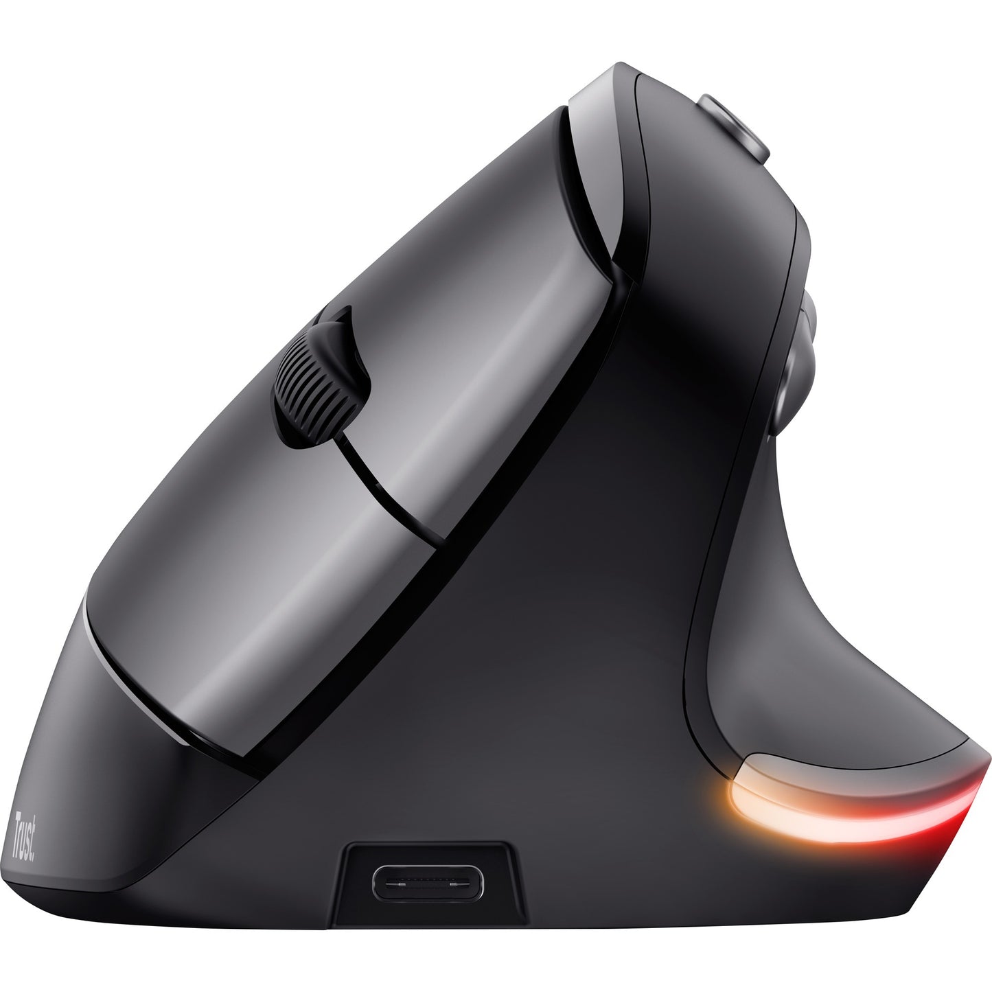 Confiar en el ratón ergonómico inalámbrico, recargable, recargable