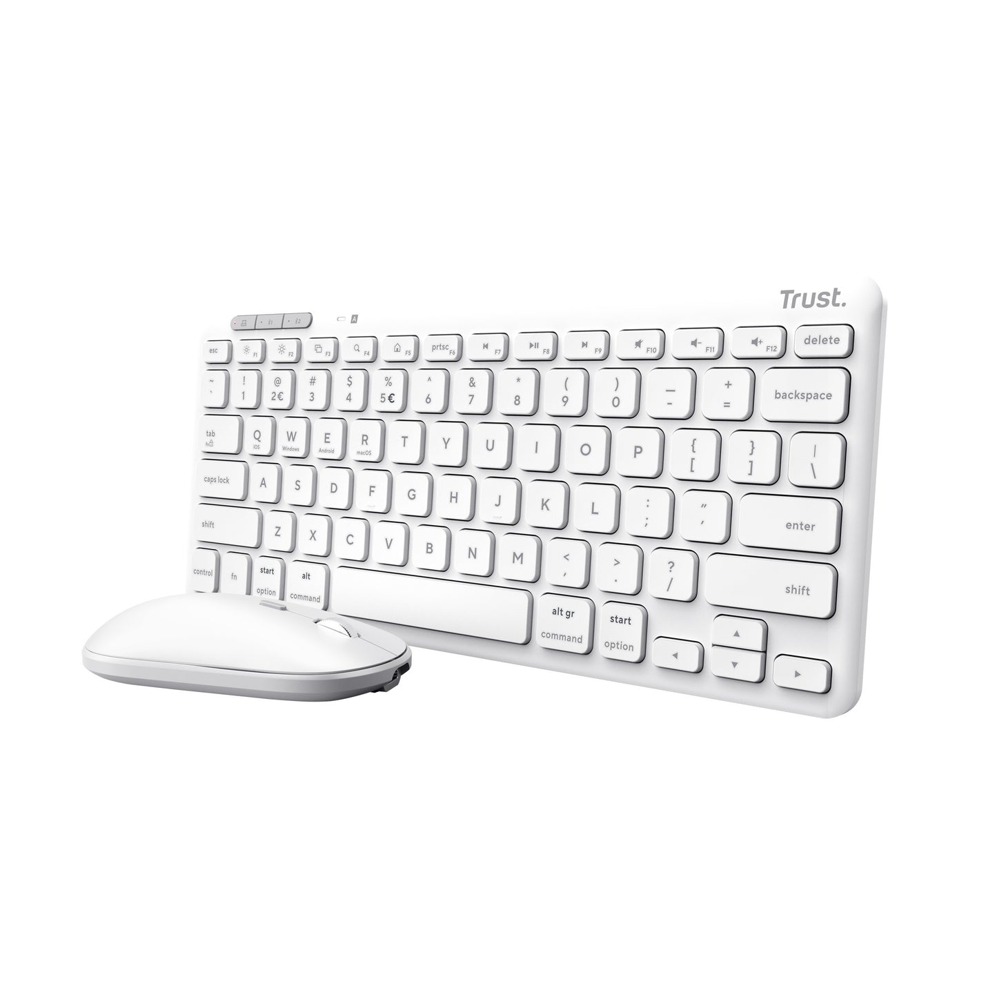 Fidati del mouse tastiera wireless multi-dispositivo Lyra