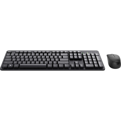 Trust ody ii stille draadloze toetsenbord- en muisset, desktopset (zwart, us lay-out, membraan, 800 dpi - 1.600 dpi)