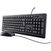 Confiar en el juego de teclado y mouse con cable