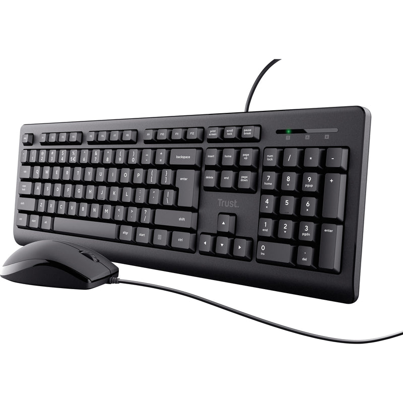 Confiar en el juego de teclado y mouse con cable