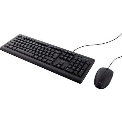 Fidati della tastiera cablata e set di mouse
