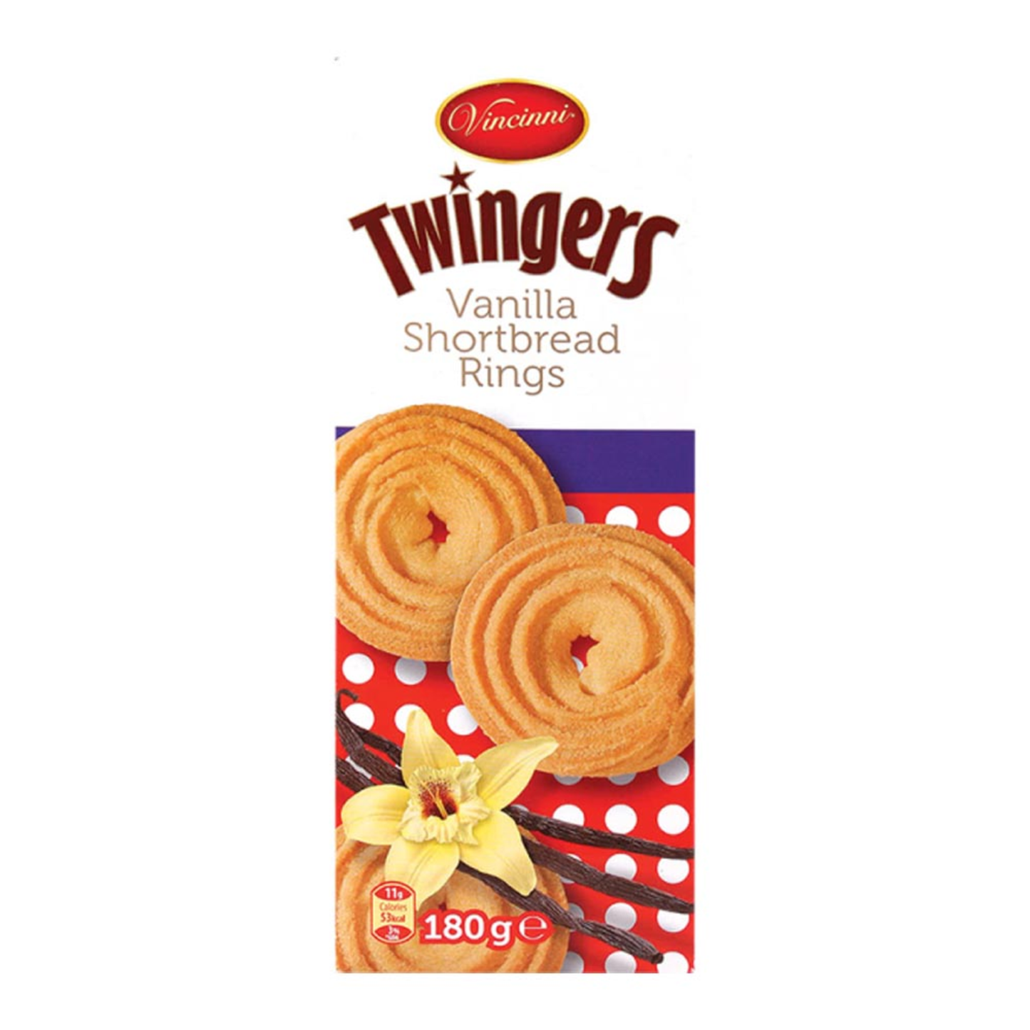 Twingers spritzgeback vaniglia (12x 180gr)