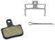 Set pastiglie freno a disco Marwi Union dbp-63e e-bike in kevlar organico
