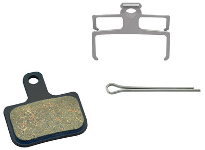 Set pastiglie freno a disco Marwi Union dbp-63e e-bike in kevlar organico