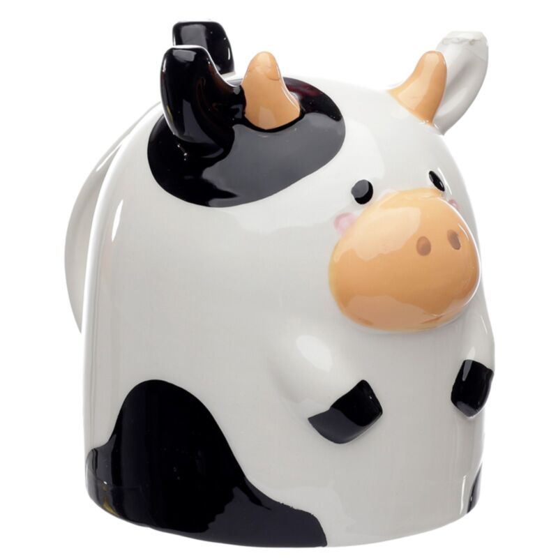Bramley Farm Cow Cow Upside Down Ceramic Tag