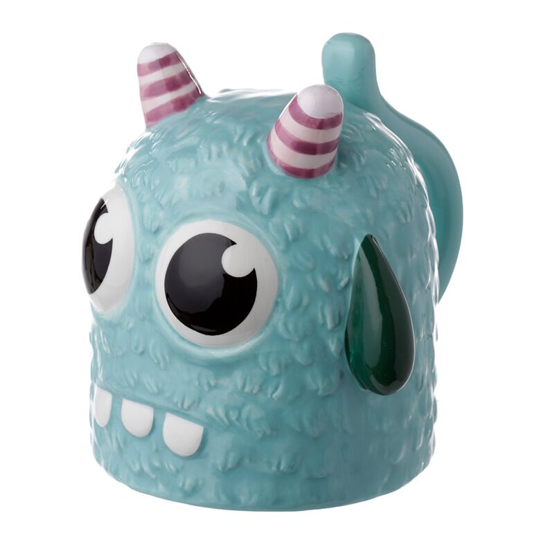 Monstarz Blauw Monster Upside Down Ceramic Tag