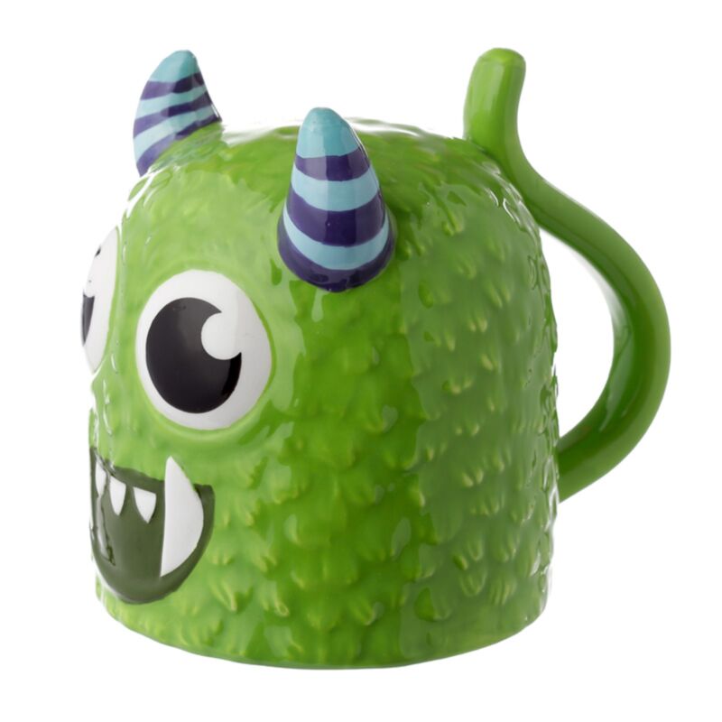 Monstarz Groen Monster Upside Down Ceramic Tag