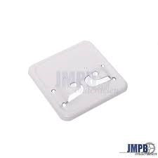 soporte de placa WA blanco