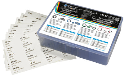 Union kogellager selectionbox met 8 stickervellen