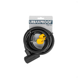 Urbanproof Spiral lock 12mm*150cm black - afbeelding 1