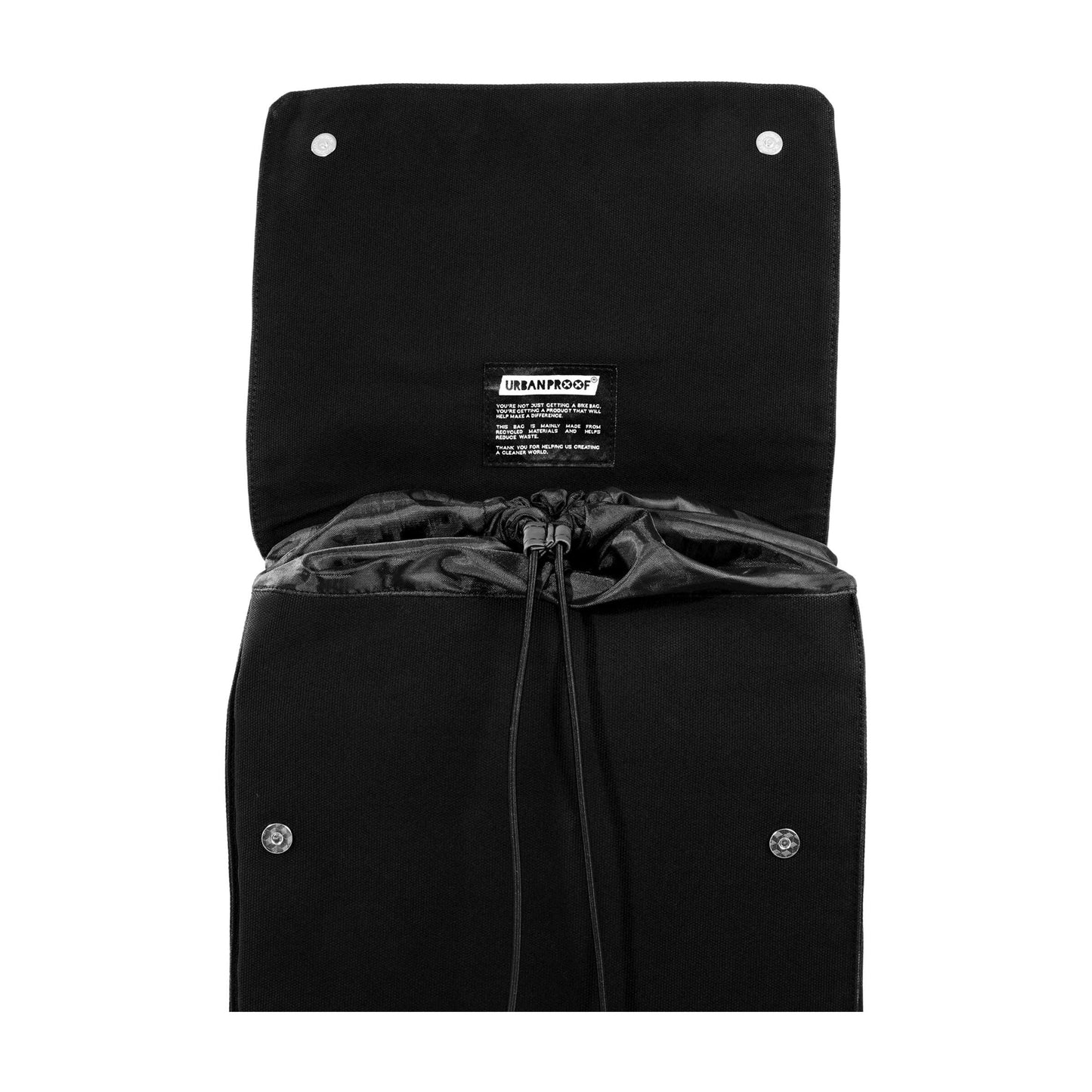 UrbanProof Urbanproof city enkele fietstas 15l zwart