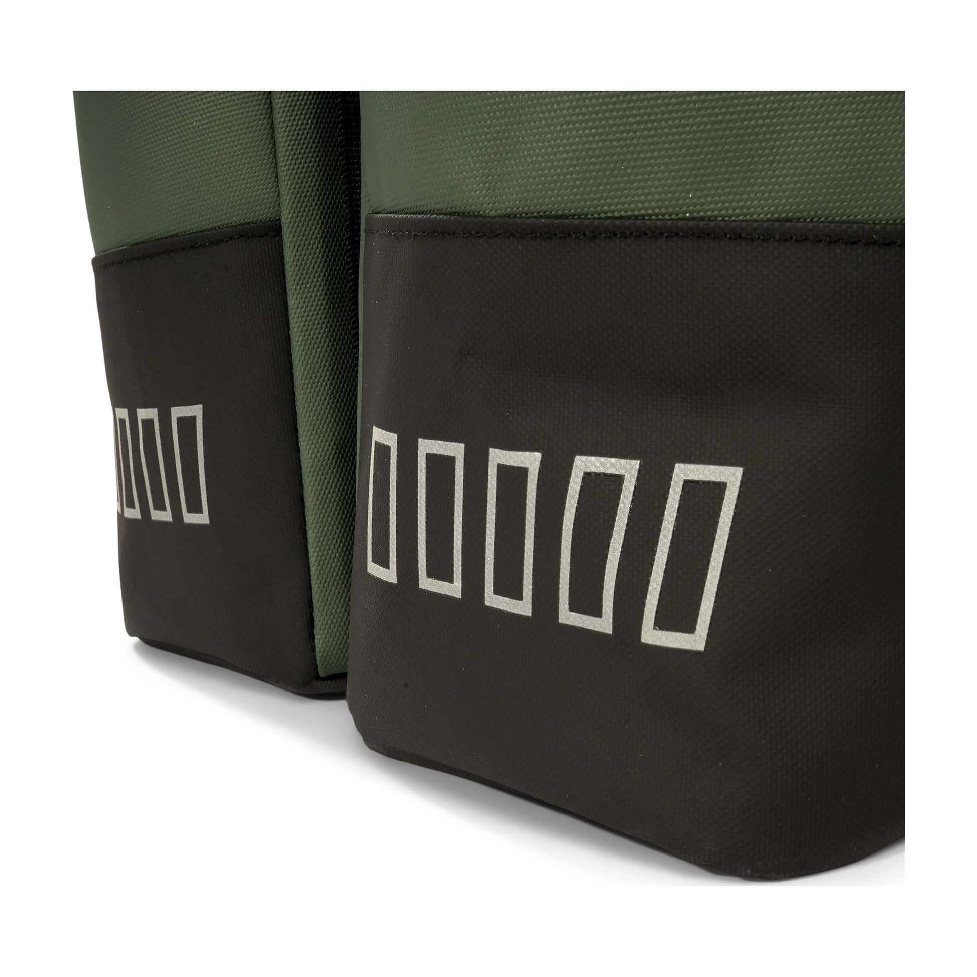 Borsa per biciclette a doppia bicicletta rolltop urbana a prova di urban 38 litri verdi