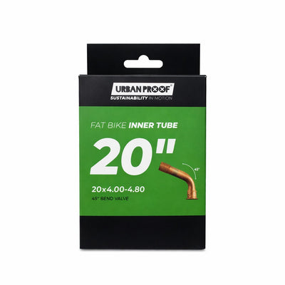 DutchPerfect inner tube Dutch Perfect Fatbike 20 x 4.00 40-540 mm AV Bent 45 ° Black