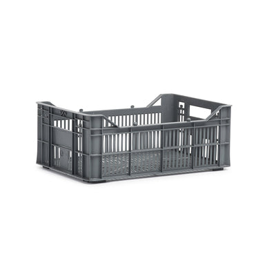 Crate di biciclette a prova urbana Helsinki Plastica 7L Asse grigio 30x20x11 cm