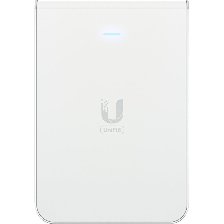 Punto de acceso ubiquiti u6 en la pared