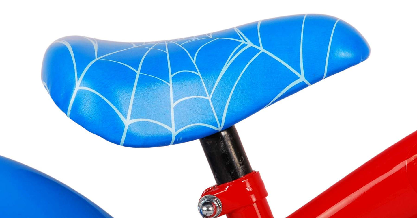 Bike per bambini Ultimate Spider -man - Boys - 16 pollici - rosso blu - freni a due mani