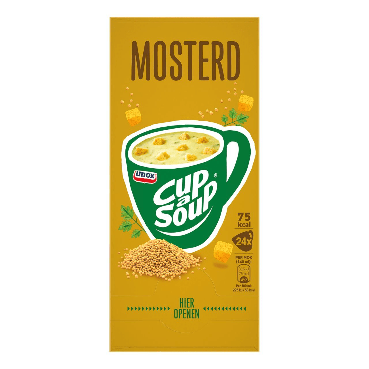 Cup-a-soup unox mosterd (24x 140ml)