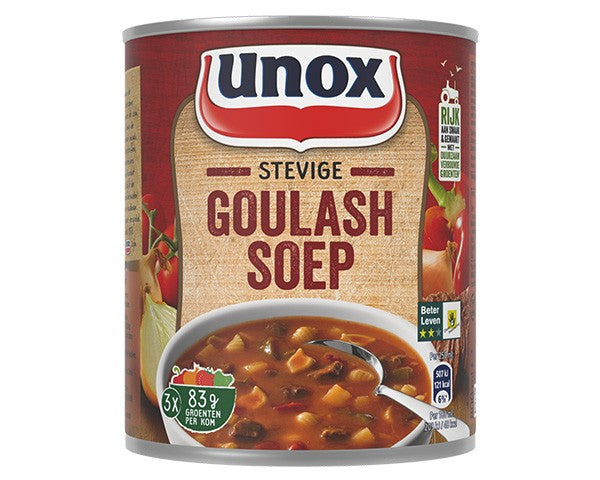 Lata de sopa gulash resistente Unox (6x 0,8 litros)