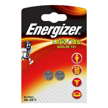 Enerdis Alkaline LR43 186 Blister 2 piezas