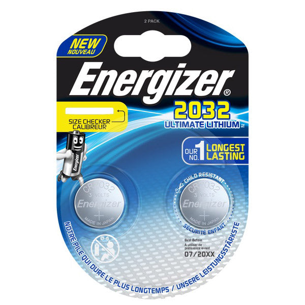 Energizer Ultimate Lithium 3V CR2032 Blister 2 piezas