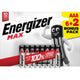 Energizer max lr03 aaa blister 6+2 stuks