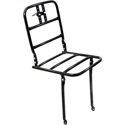 Portador delantero 24 aluminio negro