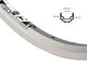 Ryde velg 26 inch 559 zac19 zilver geslepen zijkant 32 gaats