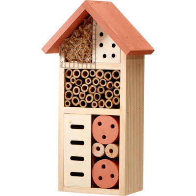 Hotel per insetti da giardino professionale 13x8,5x26 cm