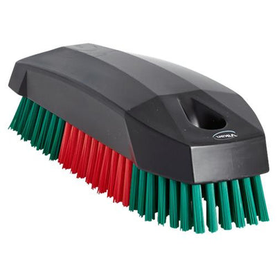 Spazzola per unghie Vikan dura vts 118 mm rosso verde