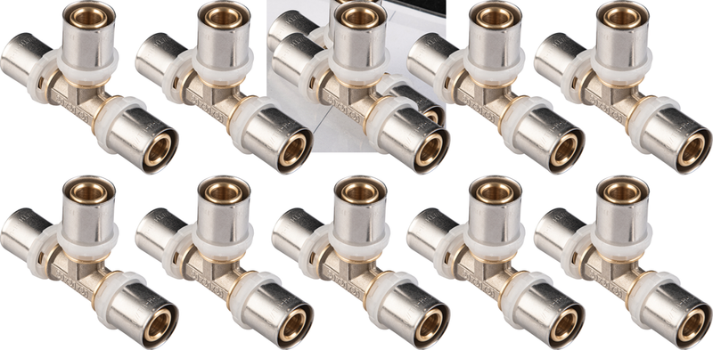 Cornat raccordo a pressare tee 20mm 10s ms-a2 - vrptp500420n