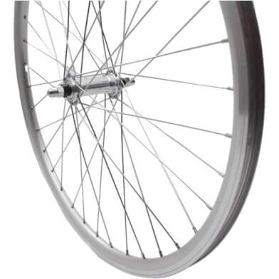 Ruota anteriore Roland 26 x 1,75 fissa alluminio profilo V argento zinco spk