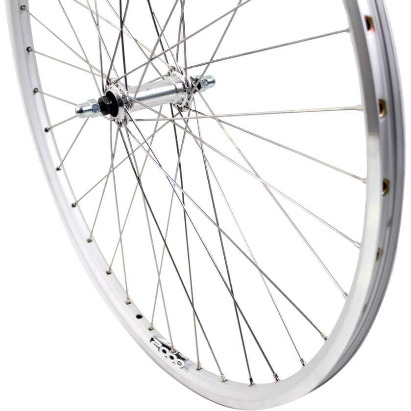 Roland front wheel 28 Fixed ZAC2000 silver stainless steel SPK