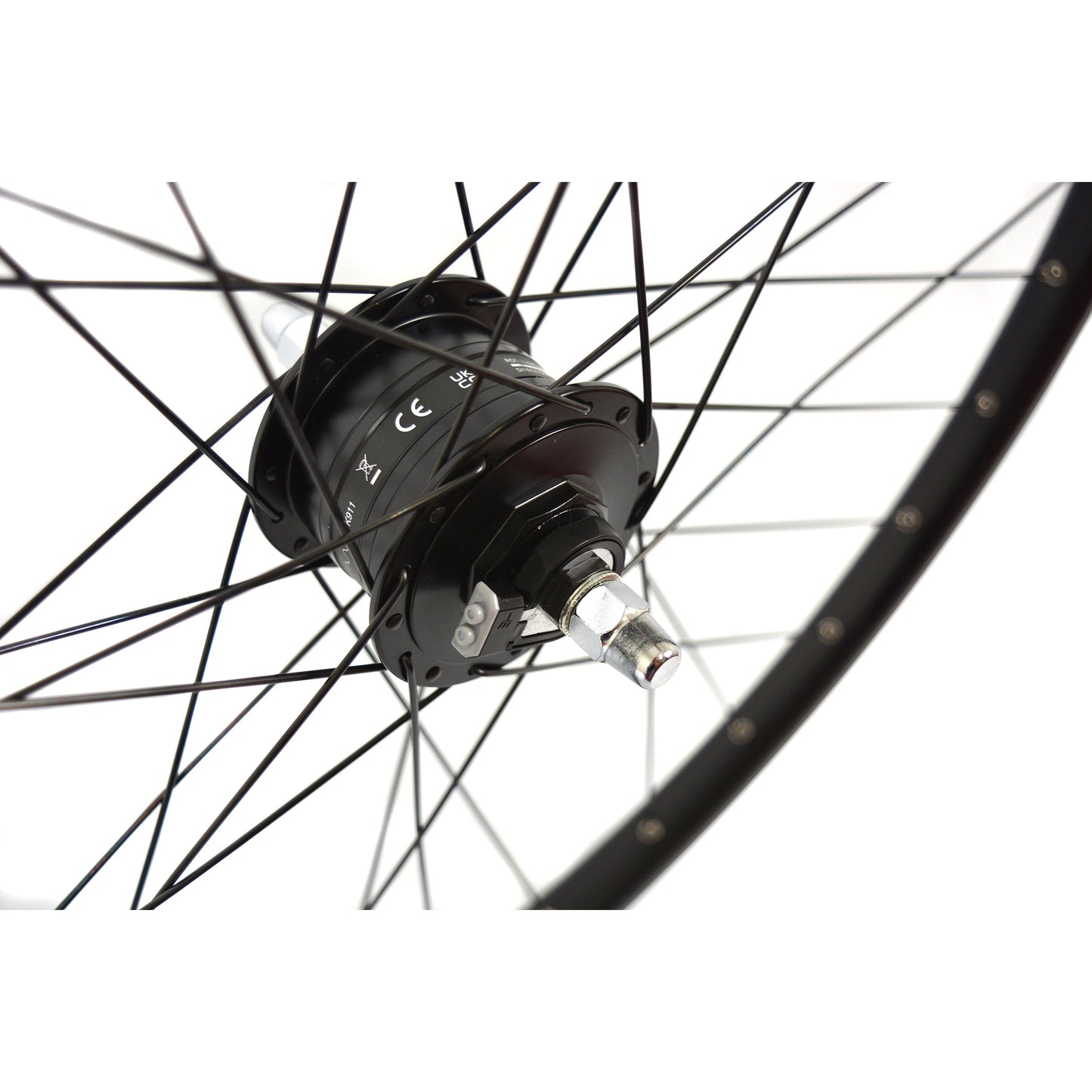 Ruota anteriore shimano shimano dyn. Disc Center Lock 28 ZW.