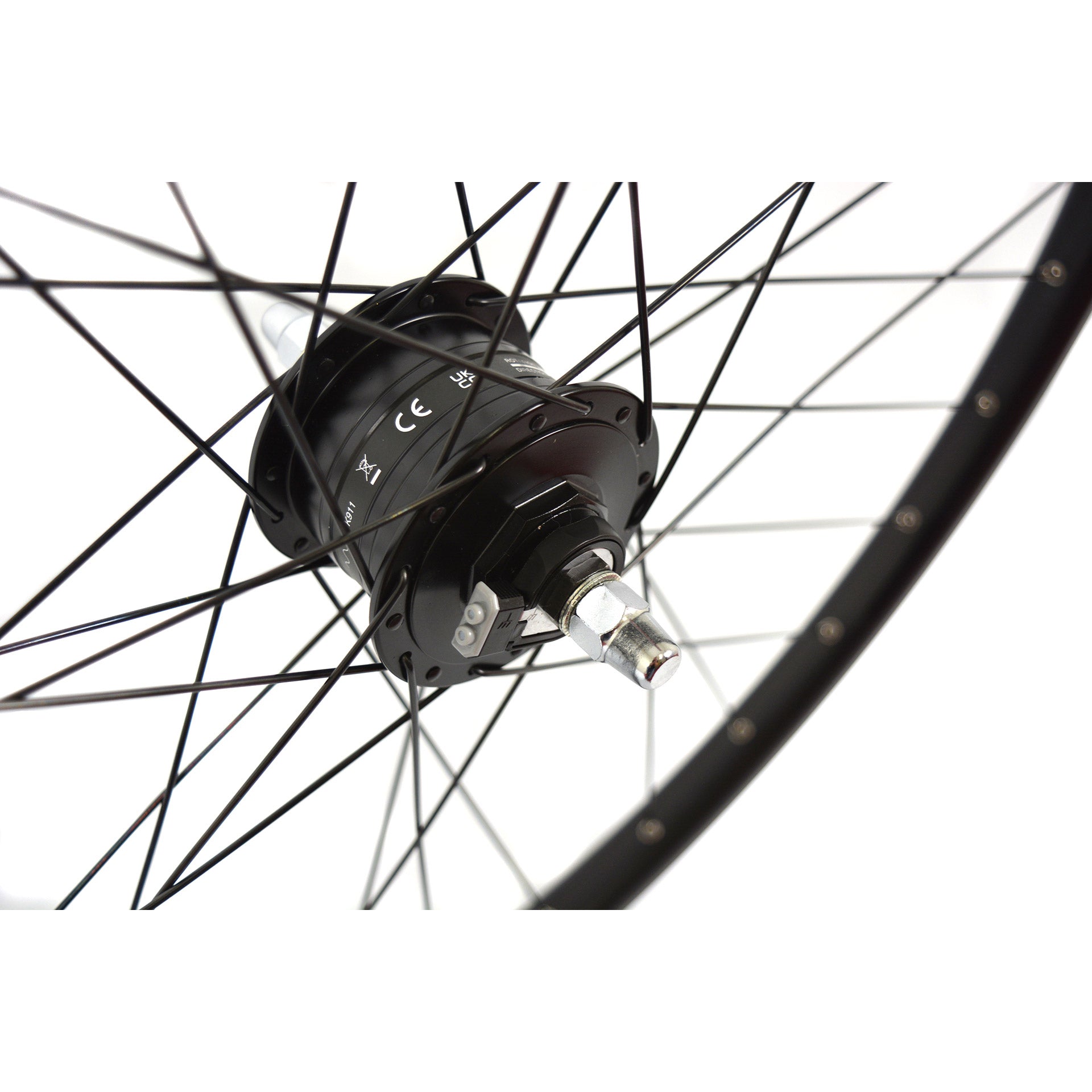 Ruota anteriore shimano shimano dyn. Disc Center Lock 28 ZW.