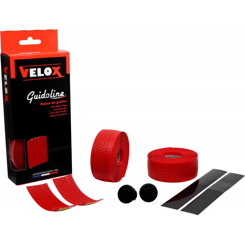 Velox Stuurtape Soft geperforeerd rood (2st)