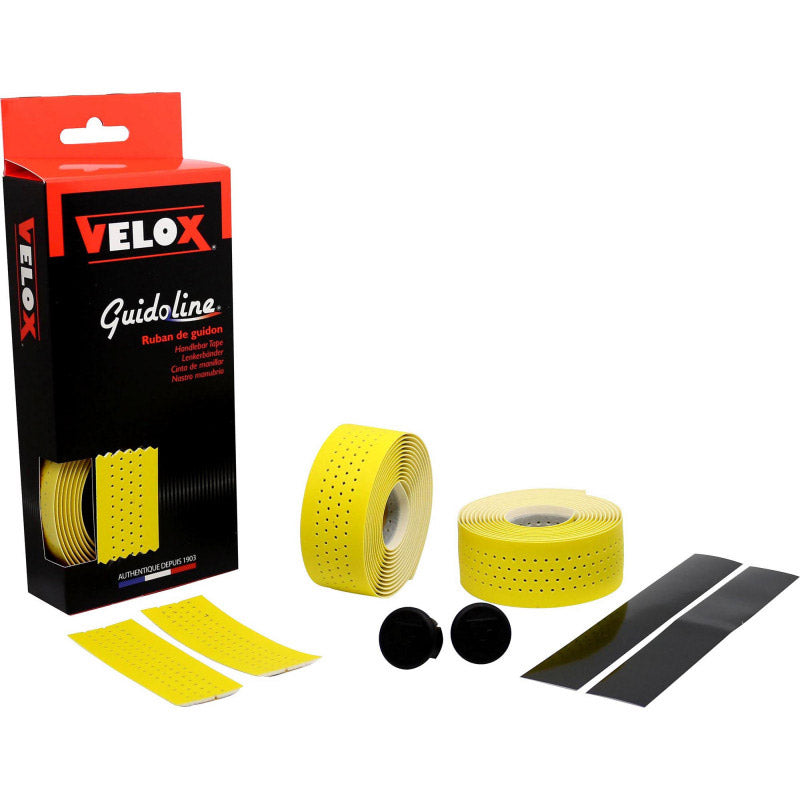 Velox Stuurtape Soft geperforeerd geel (2st)