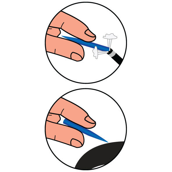 Quitacintas Velox con quitapiedras (2 uds)