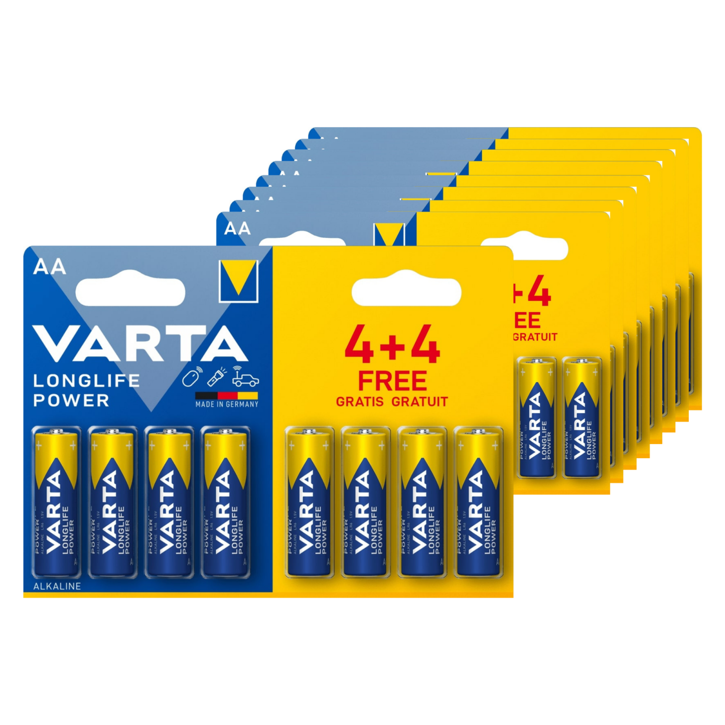 Varta longlife power aa 4+4 (20 pezzi)