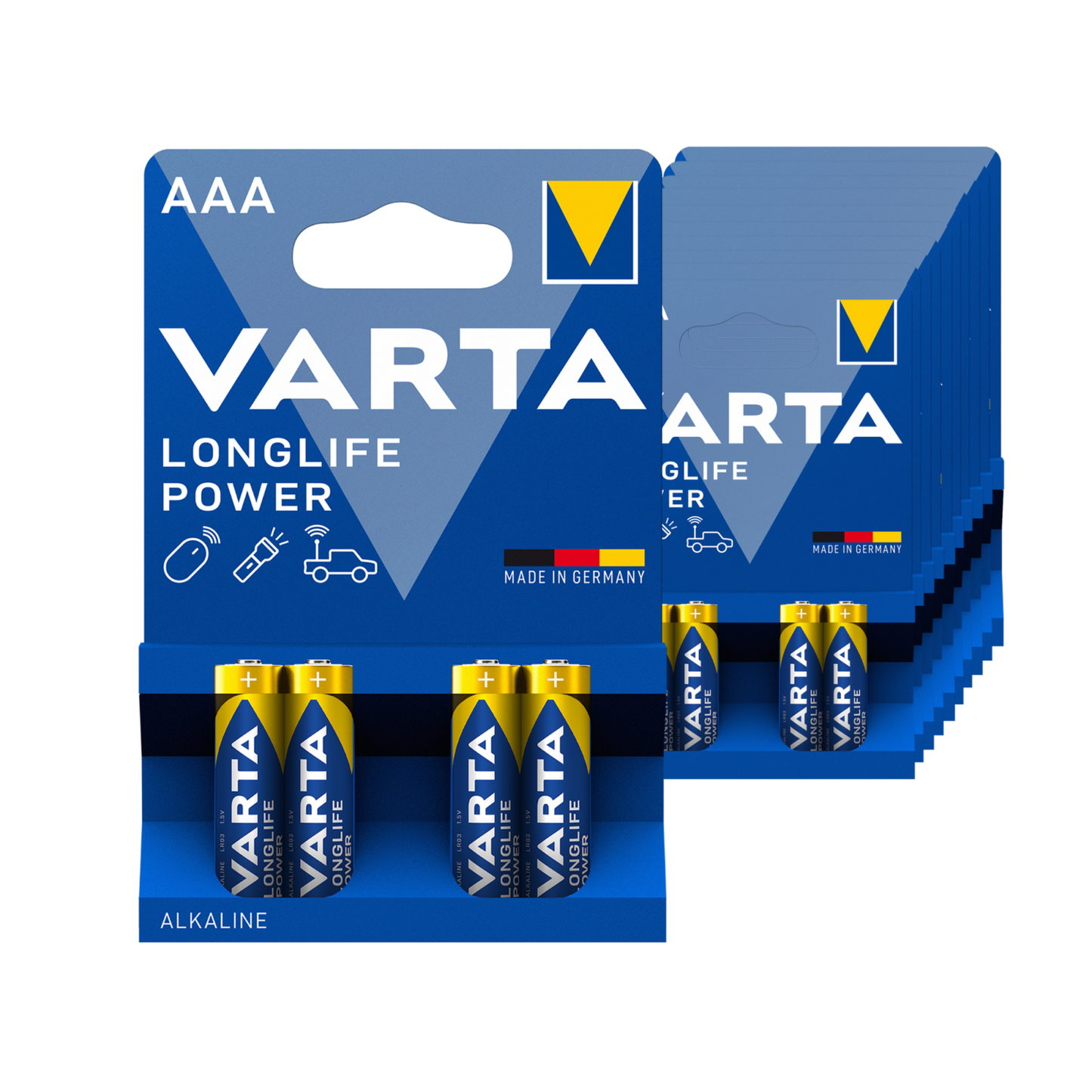 Batterie alcaline Varta lunga durata AAA (10x 4 pezzi)