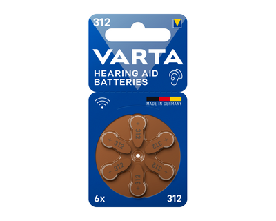 Varta hoortoestelbatterijen 312 (10x 6 stuks)