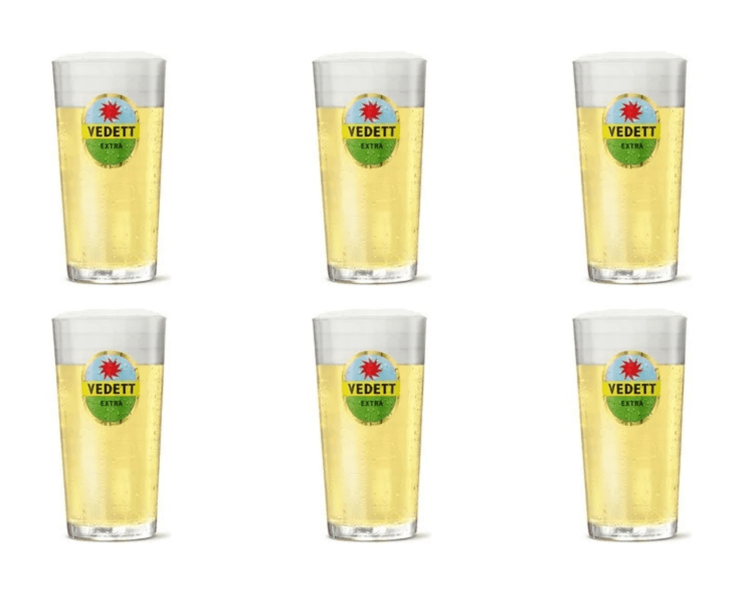 Vaso Vedett blanco (6x 33cl)