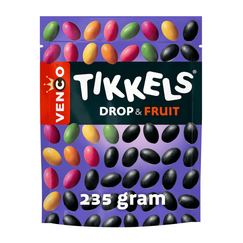 Venco tikkels drop fruit zak (10x 245g)