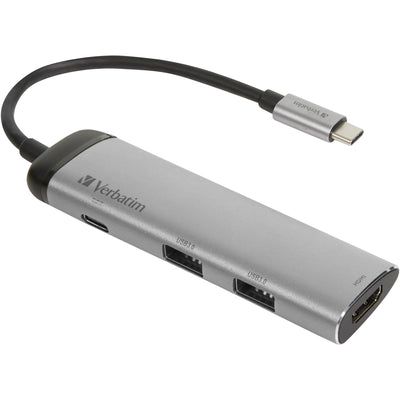Verbatim USB 3.2 Gen 1 multiport hub, USB-C > 2x USB-A + US