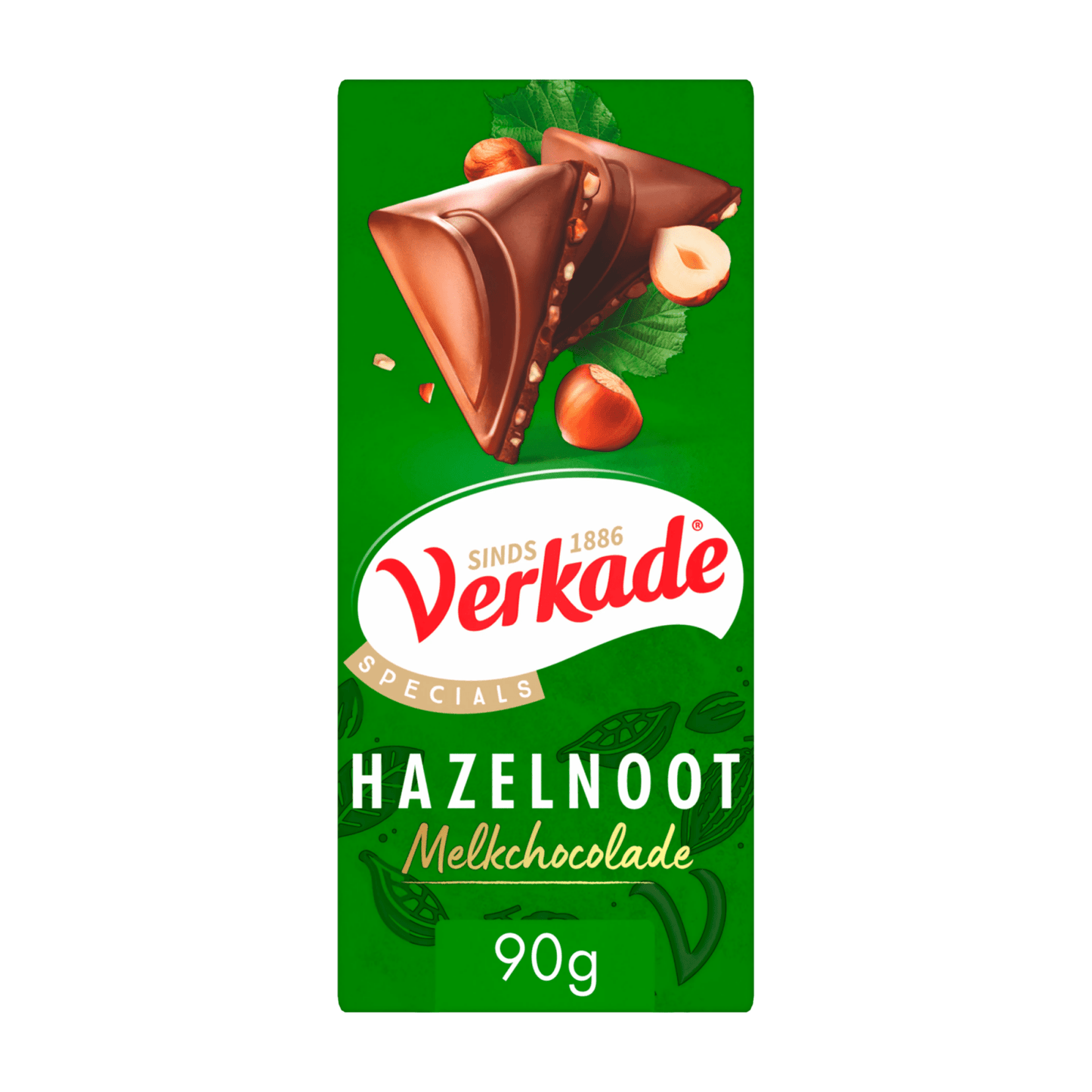 Barra Verkade leche de avellanas (12x 90g)