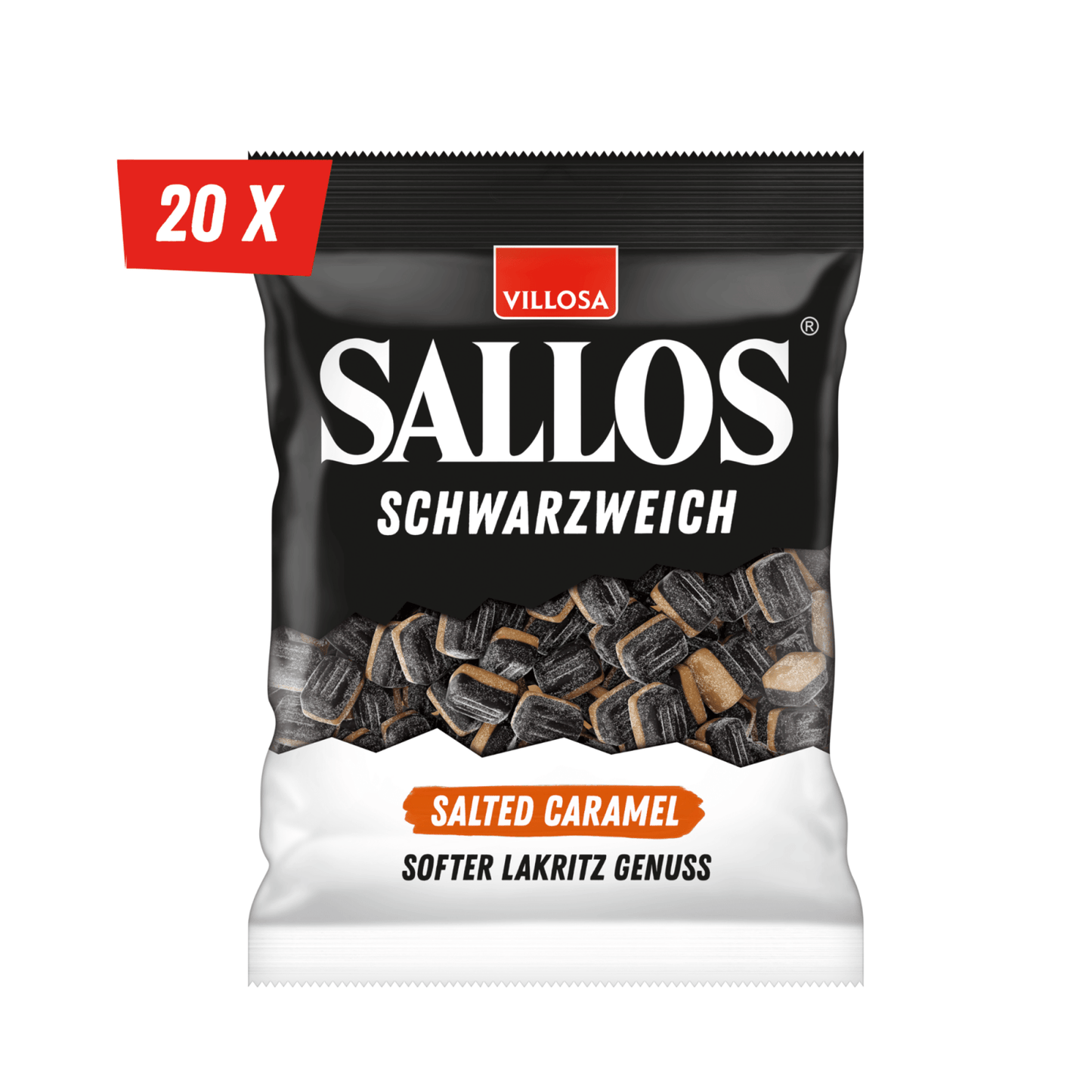 Villosa sallos caramello salato nero (20x 200gr)